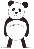Panda triste